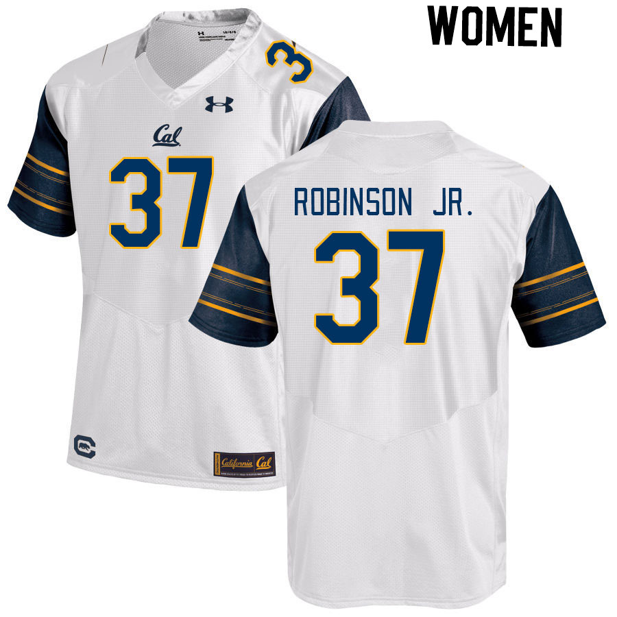 Women #37 Kenden Robinson Jr. California Golden Bears College Football Jerseys Stitched Sale-White